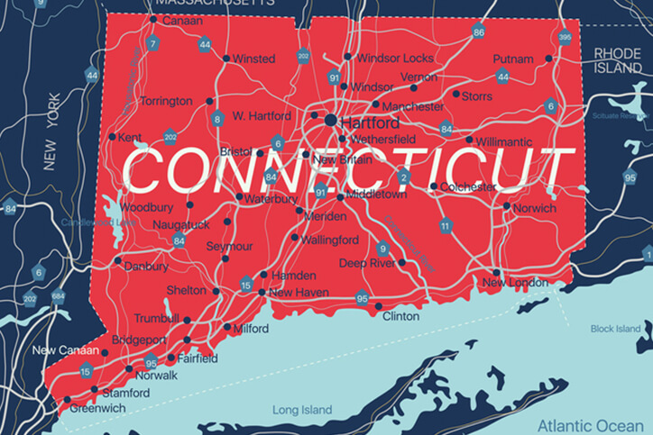 connecticut map - certified neurodiverse financial planning services