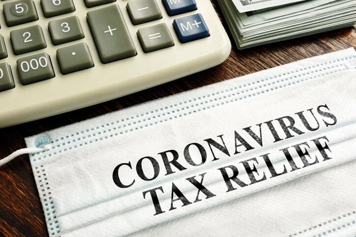 coronavirus tax relief desk concept - neurodiverse financial planning and counseling services