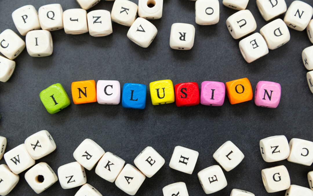 letters spelling inclusion - neurodiverse employment benefit consulting services connecticut