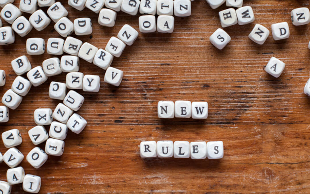 scrabble tiles spell new rules - 2020 retirement law changes for special needs financial planning